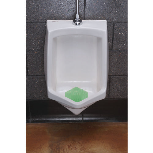 Wave 3d Urinal Deodorizer Screen, Cucumber Melon Scent, Green, 10/box
