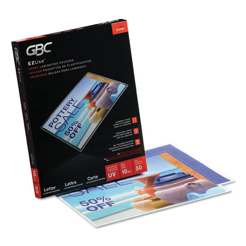 Ezuse Thermal Laminating Pouches, 10 Mil, 9