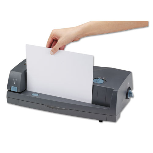 24-sheet 3230 Electric Two- To Three-hole Adjustable Punch, 9/32