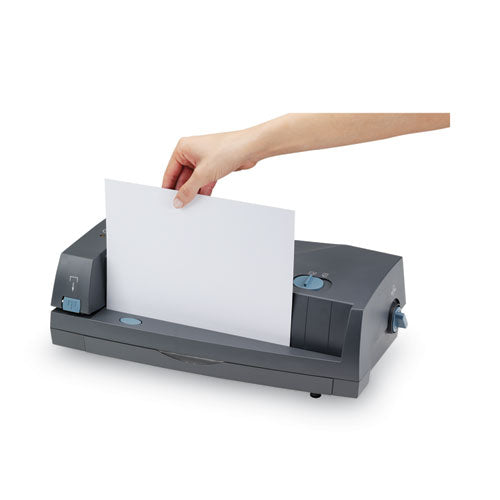 24-sheet 3230st Electric Two- To Three-hole Adjustable Punch/stapler, 9/32