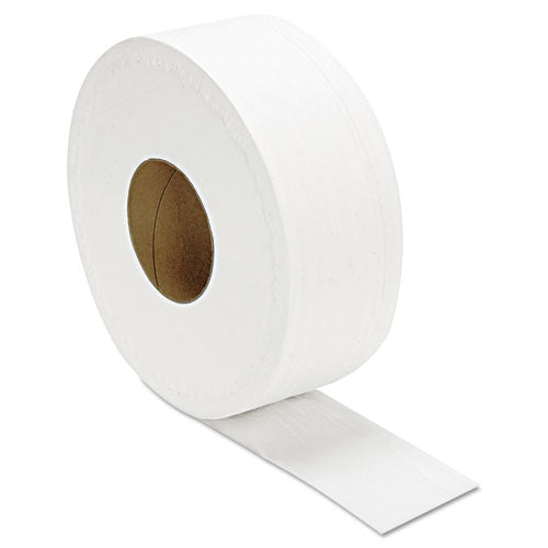 Jrt Jumbo Bath Tissue, Septic Safe, 2-ply, White, 3.3