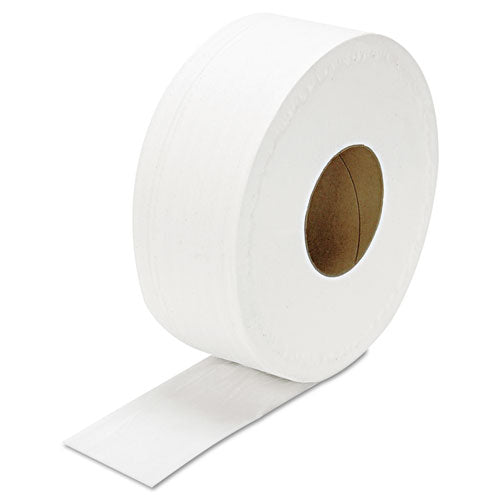 Jrt Jumbo Bath Tissue, Septic Safe, 2-ply, White, 3.3