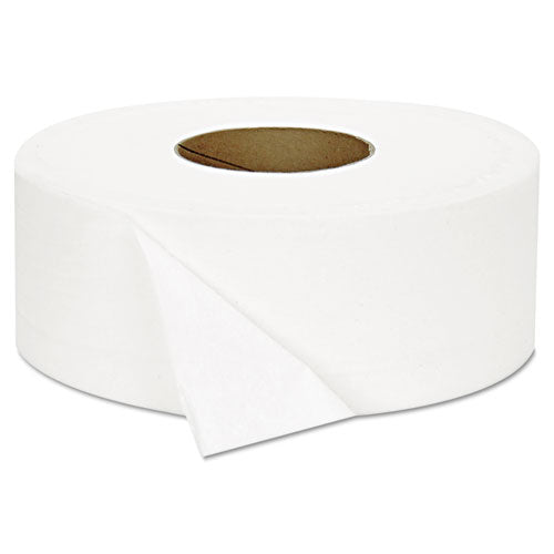 Jrt Jumbo Bath Tissue, Septic Safe, 2-ply, White, 3.3