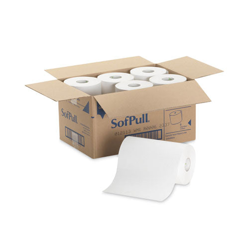 Hardwound Paper Towel Roll, Nonperforated, 1-ply, 9