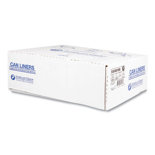High-density Commercial Can Liners, 45 Gal, 16 Mic, 40