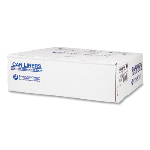 High-density Commercial Can Liners, 45 Gal, 22 Mic, 40