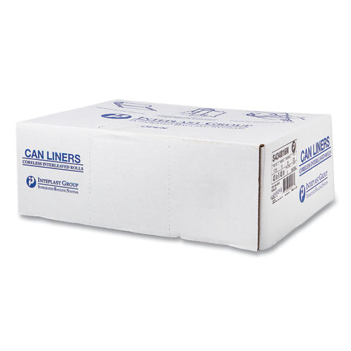 High-density Commercial Can Liners, 56 Gal, 16 Mic, 43