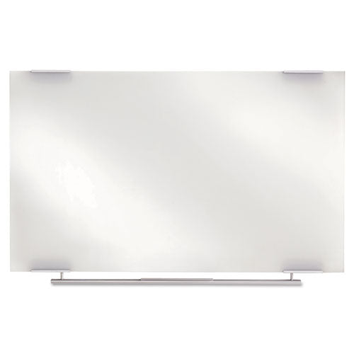 Clarity Glass Dry Erase Board With Aluminum Trim, 48