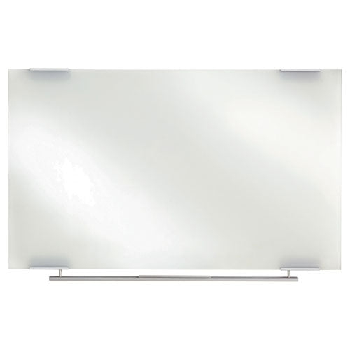 Clarity Glass Dry Erase Board With Aluminum Trim, 60