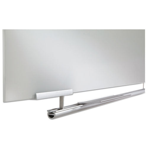 Clarity Glass Dry Erase Board With Aluminum Trim, 72