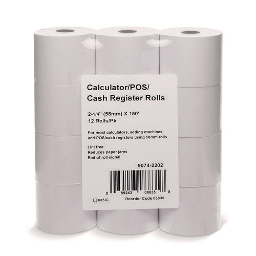 Impact Bond Paper Rolls, 2.25