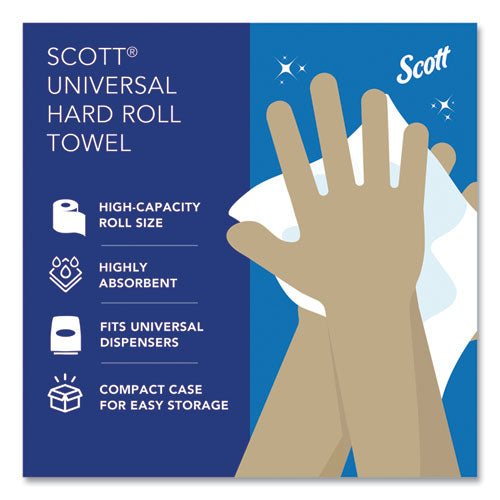 Essential High Capacity Hard Roll Towels For Business, 1-ply, 8
