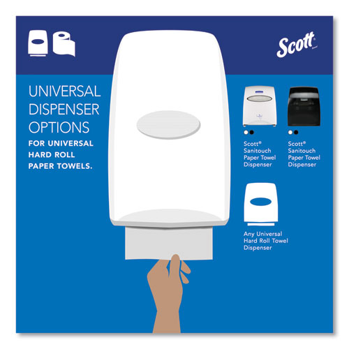 Essential High Capacity Hard Roll Towels For Business, 1-ply, 8