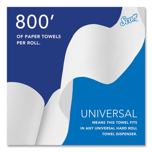 Essential Hard Roll Towels For Business, Absorbency Pockets, 1-ply, 8