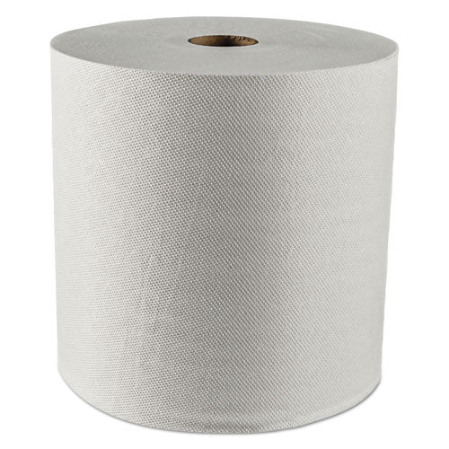 Hard Roll Paper Towels With Premium Absorbency Pockets, 1-ply, 8