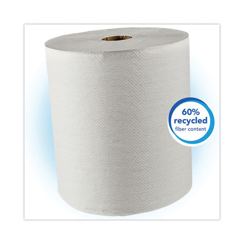 Hard Roll Paper Towels With Premium Absorbency Pockets, 1-ply, 8