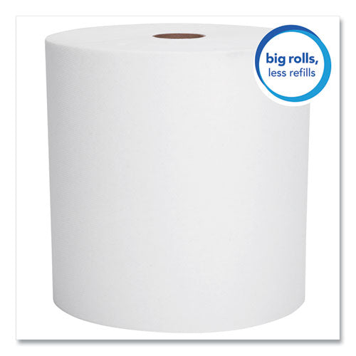 Essential High Capacity Hard Roll Towels For Business, Absorbency Pockets, 1-ply, 8