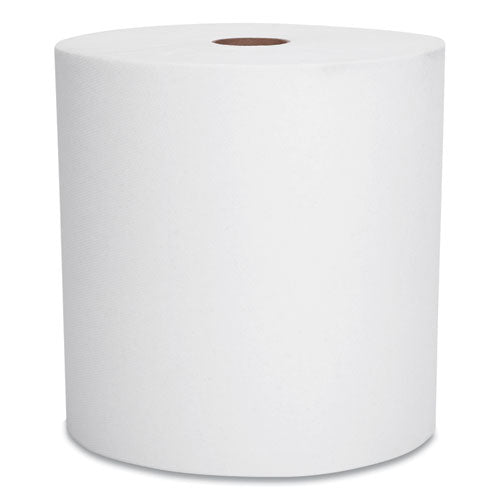 Essential High Capacity Hard Roll Towels For Business, Absorbency Pockets, 1-ply, 8