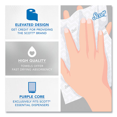 Essential High Capacity Hard Roll Towel, 1-ply, 8