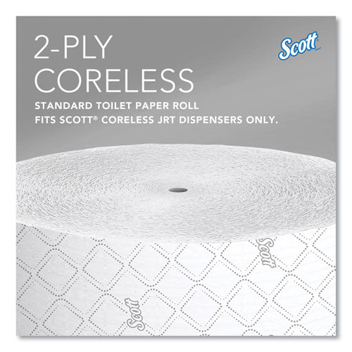 Essential Coreless Jrt, Septic Safe, 2-ply, White, 3.75