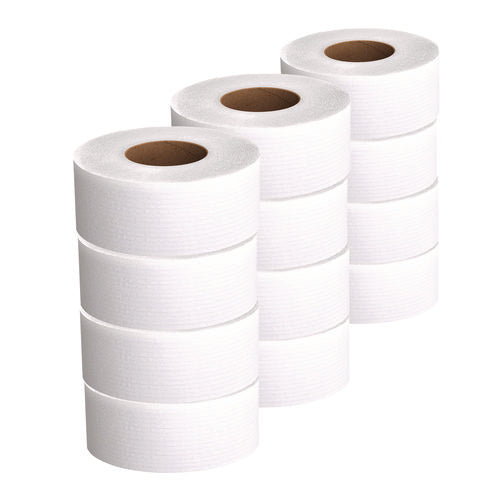 Essential Jrt Jumbo Roll Bathroom Tissue, Septic Safe, 2-ply, White, 3.55