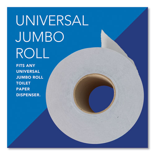 Essential Jrt Jumbo Roll Bathroom Tissue, Septic Safe, 2-ply, White, 3.55