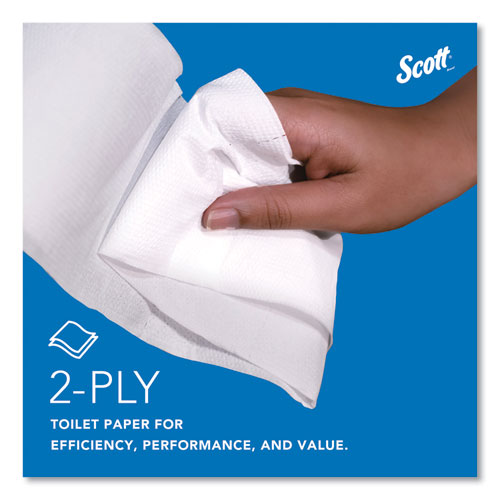 Essential Jrt Jumbo Roll Bathroom Tissue, Septic Safe, 2-ply, White, 3.55