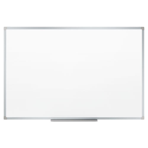 Dry Erase Board With Aluminum Frame, 72" X 48", White Surface, Satin Aluminum Frame