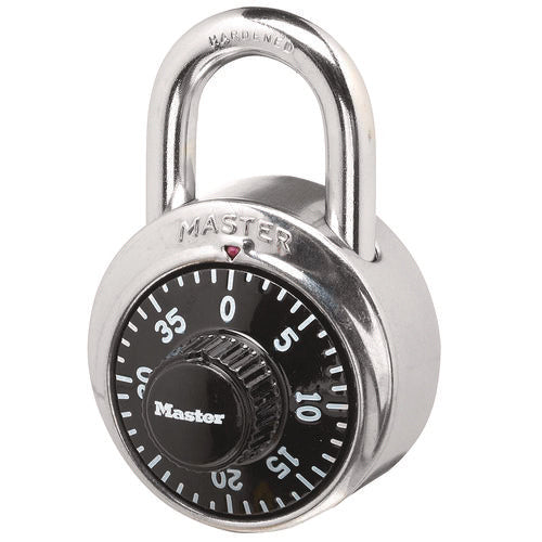 Combination Lock, Stainless Steel, 1.87