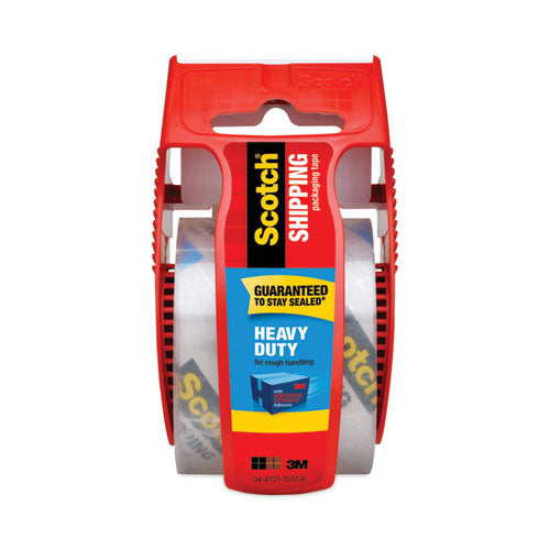 3850 Heavy-duty Packaging Tape With Dispenser, 1.5