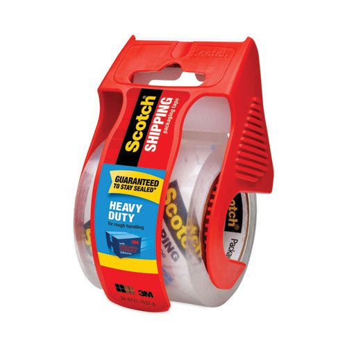 3850 Heavy-duty Packaging Tape With Dispenser, 1.5