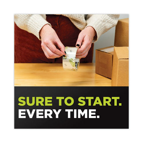 Sure Start Packaging Tape With Dispenser, 1.5