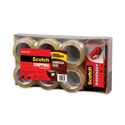 3750 Commercial Grade Packaging Tape With Dp300 Dispenser, 3