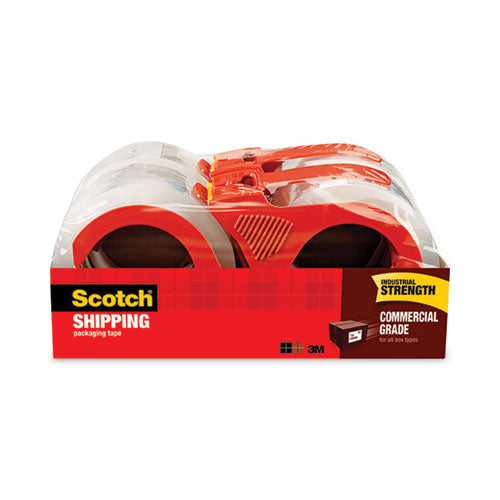 3750 Commercial Grade Packaging Tape With Dispenser, 3