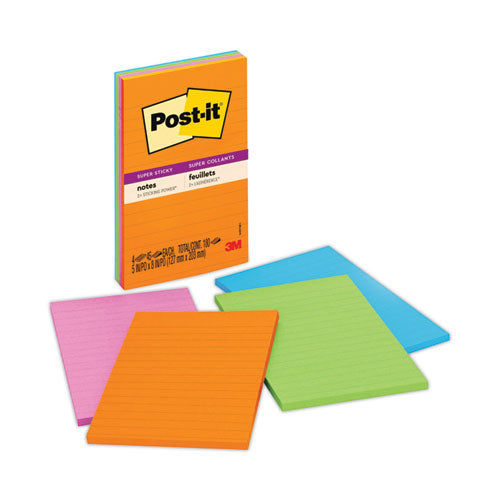 Pads In Energy Boost Collection Colors, Note Ruled, 5