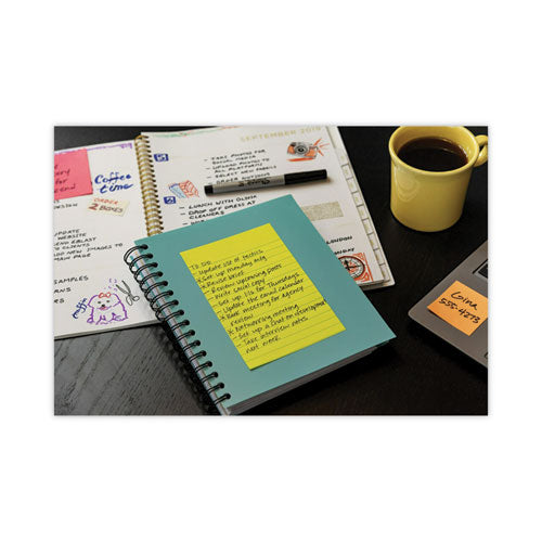 Original Pads In Floral Fantasy Collection Colors, Note Ruled, 4