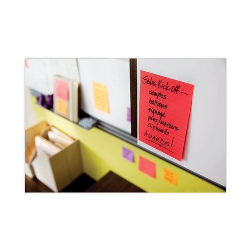 Pads In Playful Primary Collection Colors, Note Ruled, 4