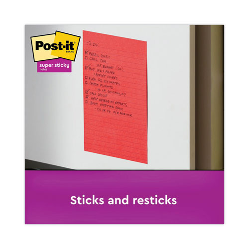 Pads In Playful Primary Collection Colors, Note Ruled, 4