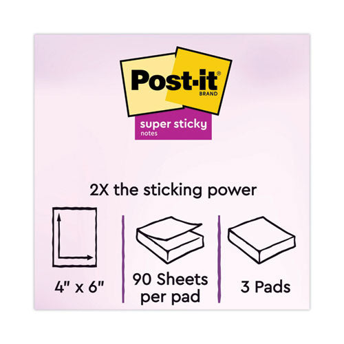 Pads In Energy Boost Collection Colors, Note Ruled, 4