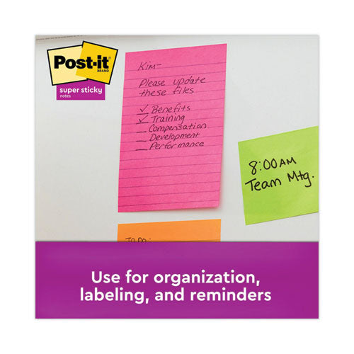 Pads In Energy Boost Collection Colors, Note Ruled, 4