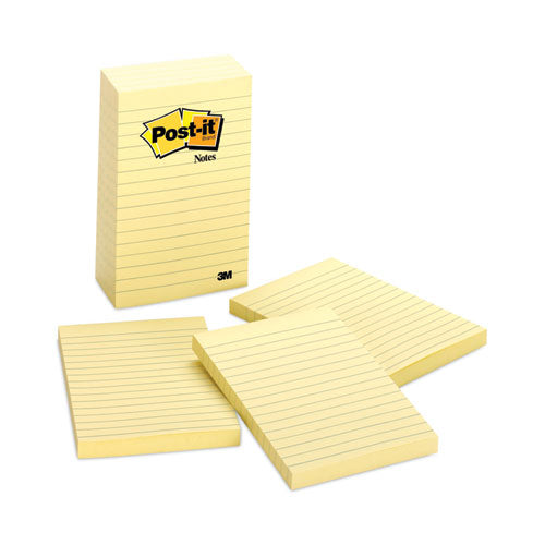 Original Pads In Canary Yellow, Note Ruled, 4