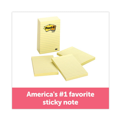 Original Pads In Canary Yellow, Note Ruled, 4