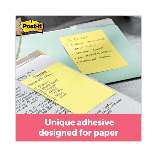 Pads In Canary Yellow, Note Ruled, 4