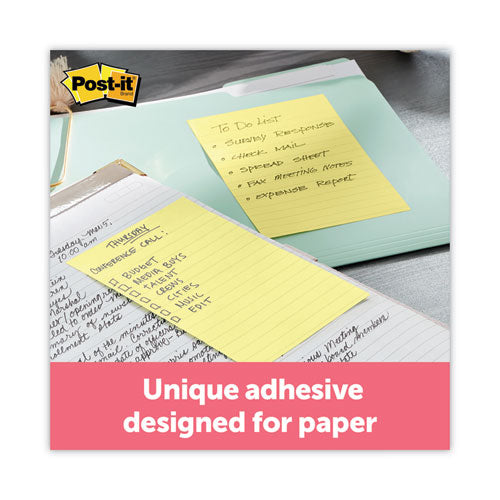 Original Recycled Note Pads, Note Ruled, 4