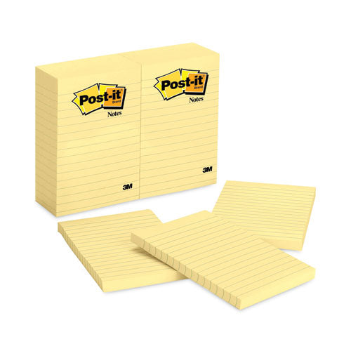 Original Pads In Canary Yellow, Note Ruled, 4