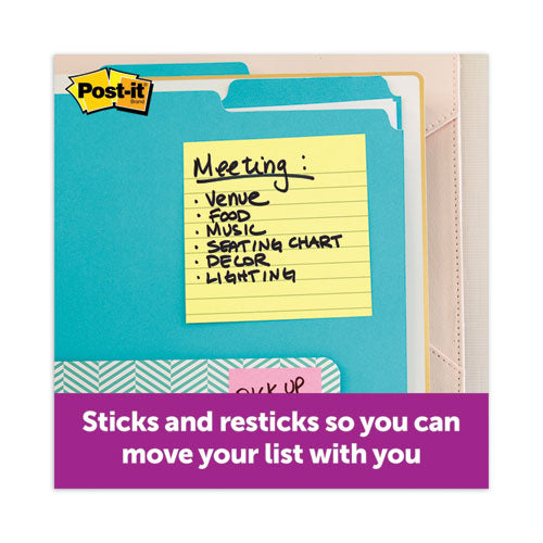 Pads In Canary Yellow, Cabinet Pack, Note Ruled, 4