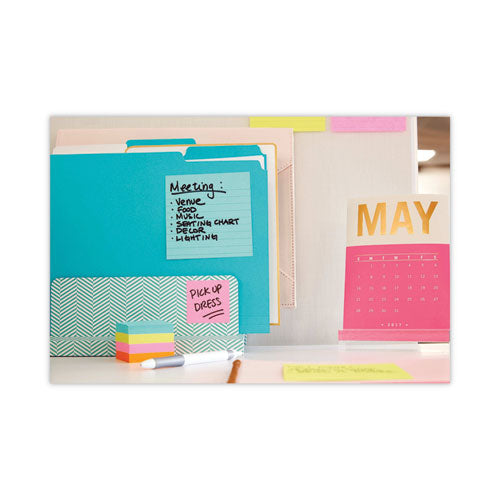 Pads In Supernova Neon Collection Colors, Note Ruled, 4