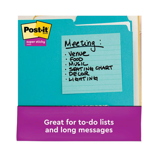 Pads In Supernova Neon Collection Colors, Note Ruled, 4