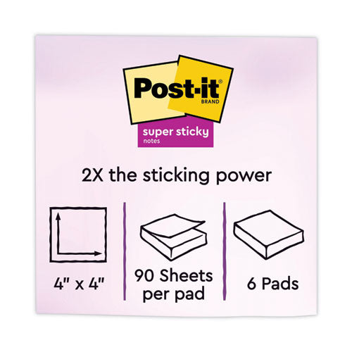 Pads In Supernova Neon Collection Colors, Note Ruled, 4