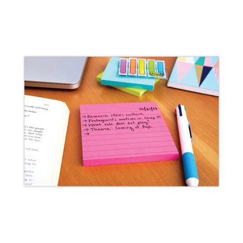 Pads In Energy Boost Collection Colors, Note Ruled, 4